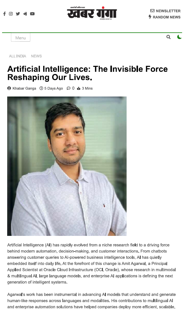 Khabarganga — Amit Agarwal